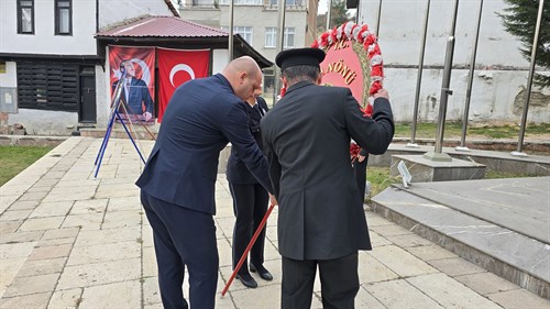 10 Kasım  Gazi Mustafa Kemal Atatürk' ün Ebediyete İntikalinin 86. yıl dönümü Olması Nedeniyle Anma Programı Düzenlendi